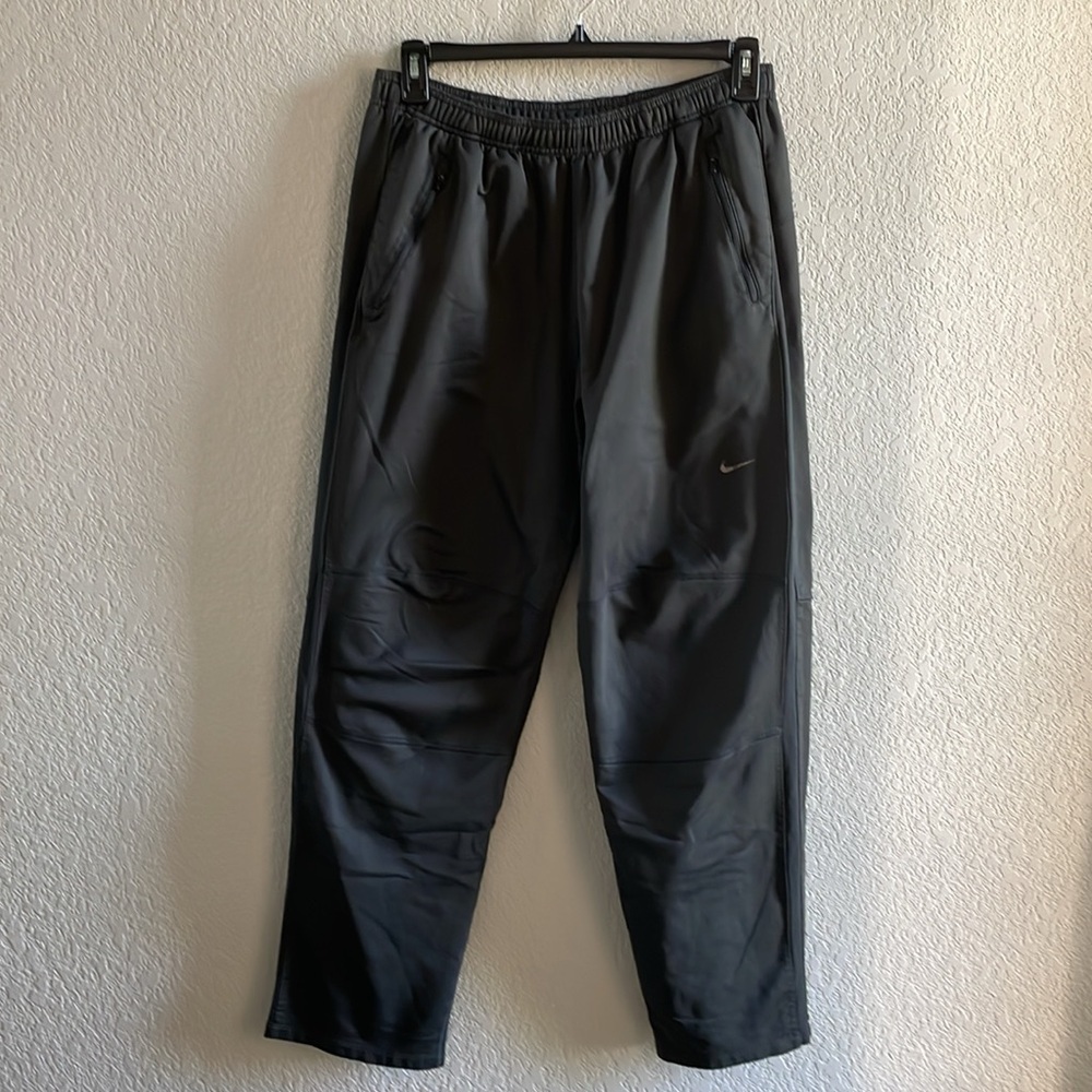 Nike Dri-Fit Running 31x31 Men’s Joggers Gray Size Large Medium Weight Fleece